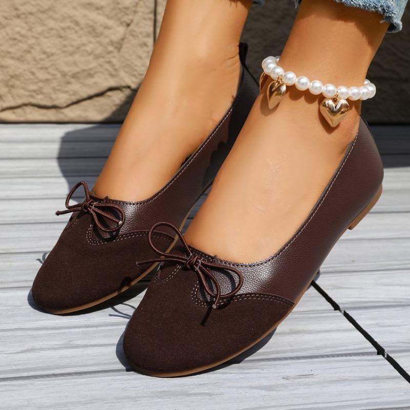 Women'S Shoes Clogs - Women'sSlip-On Flat Shoes, Solid Color Spring