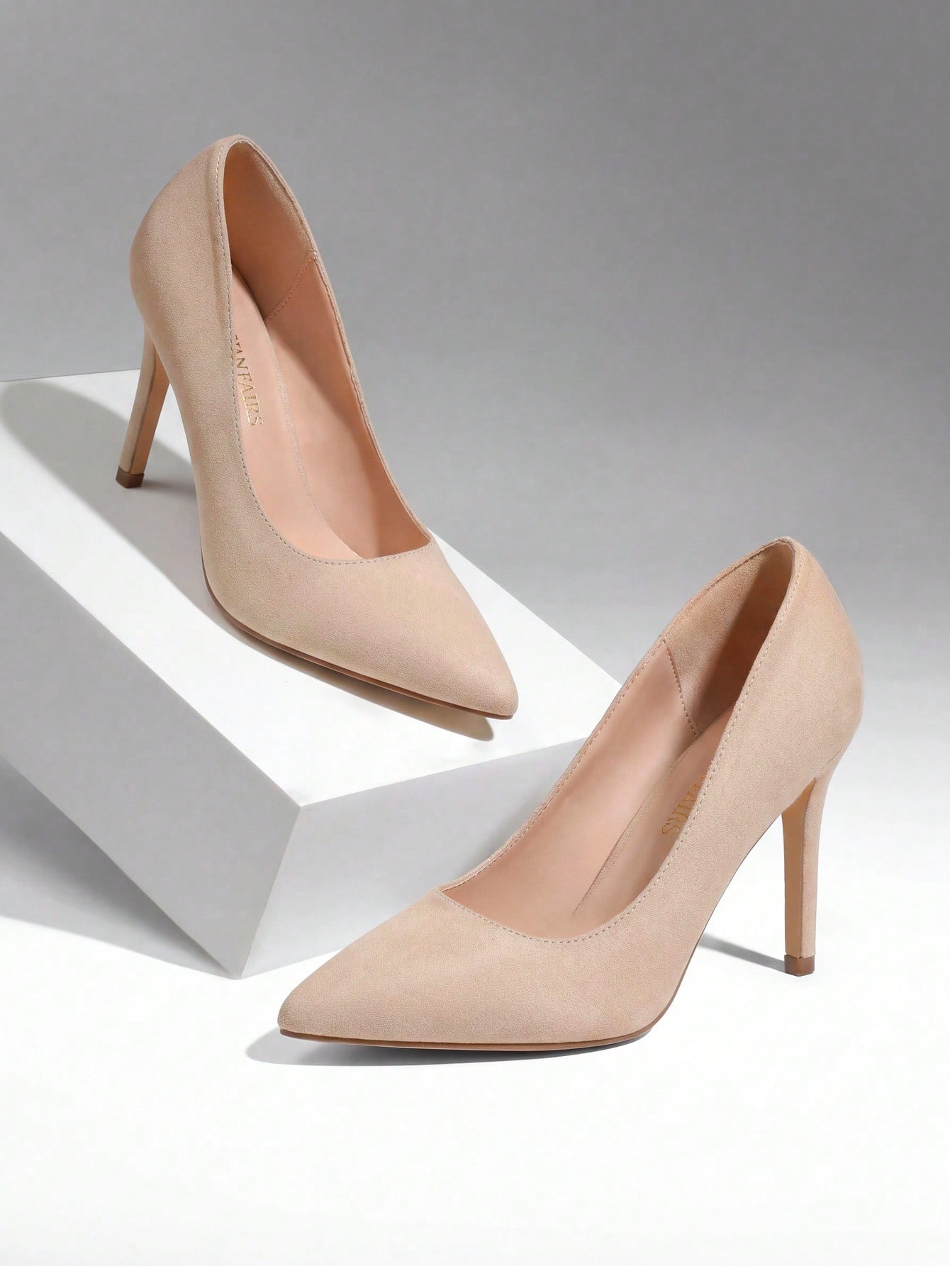 Court Heel Pointed - Women's Stiletto High Heel Pumps, Pointed