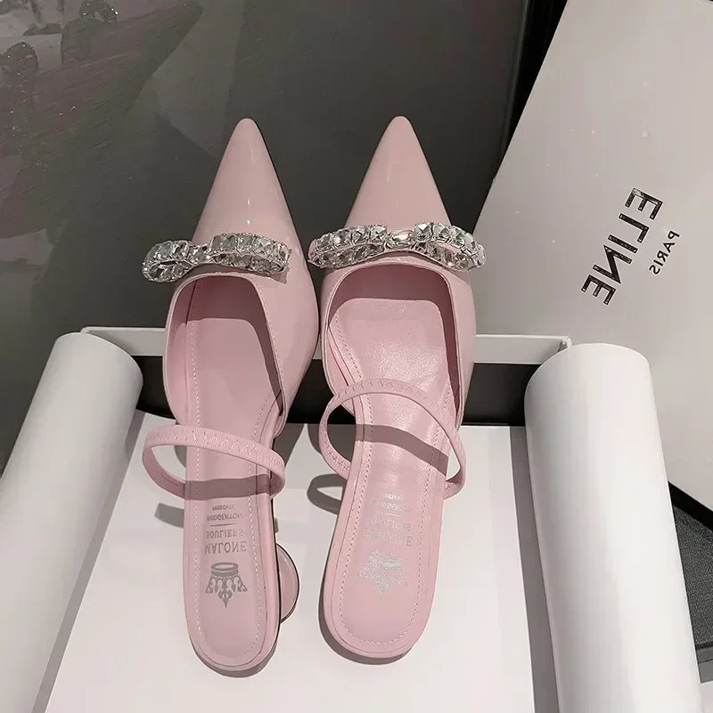 Women Patent Pink Slippers Spr - огляд і ціна Women'S Shoes Clogs