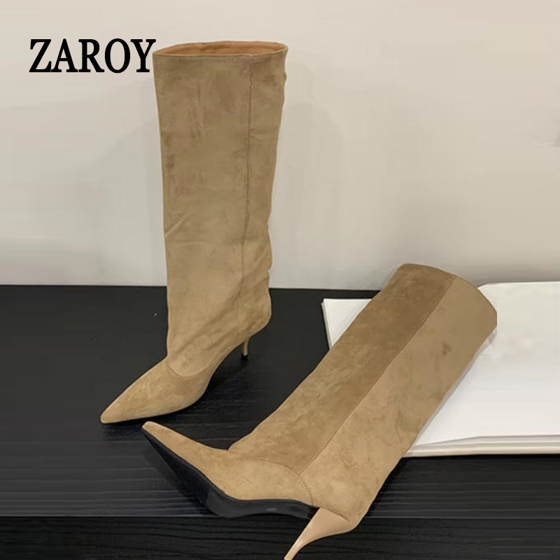 ZAROY Knee High Women Boots Wi - огляд і ціна Knee High Boots Women