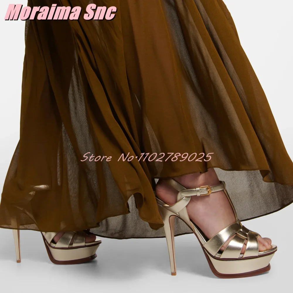 Platform Waeve T-strap Square  - огляд і ціна Women'S Shoes Quality