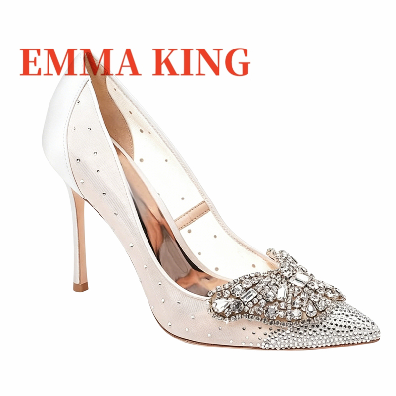 Mesh Embellished Court Shoes,W - огляд і ціна Court Heel Pointed