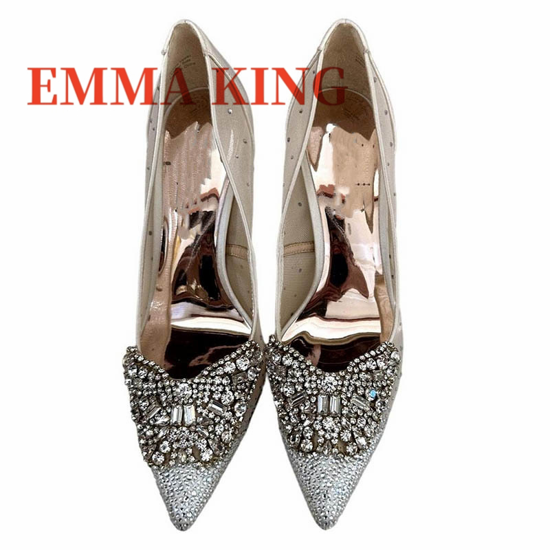Mesh Embellished Court Shoes,W - огляд і ціна Court Heel Pointed