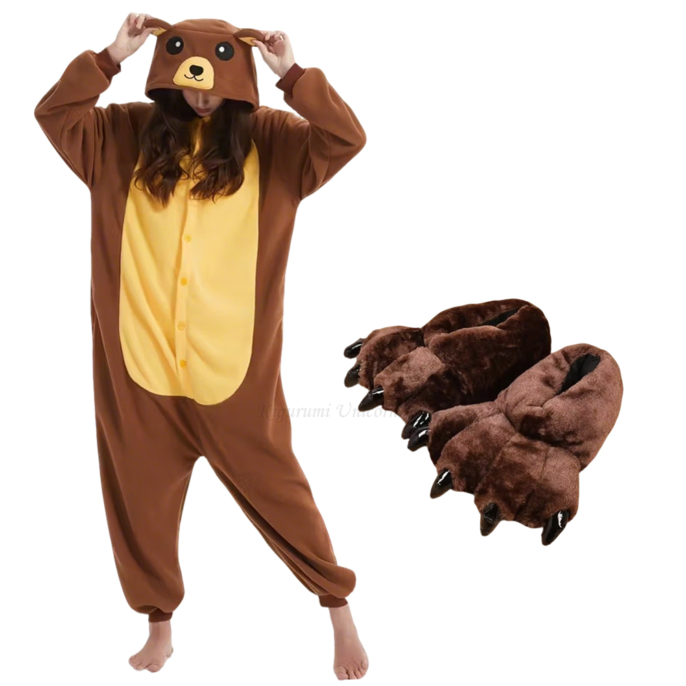 Adult Animal Brown Bear Kiguru - огляд і ціна Women Shoes Xxl