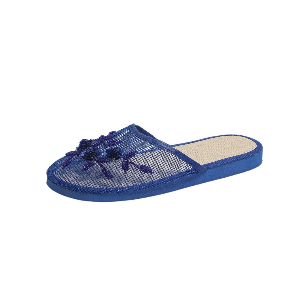 Casual Flower Embroidery Mesh  - огляд і ціна Mule Slip On