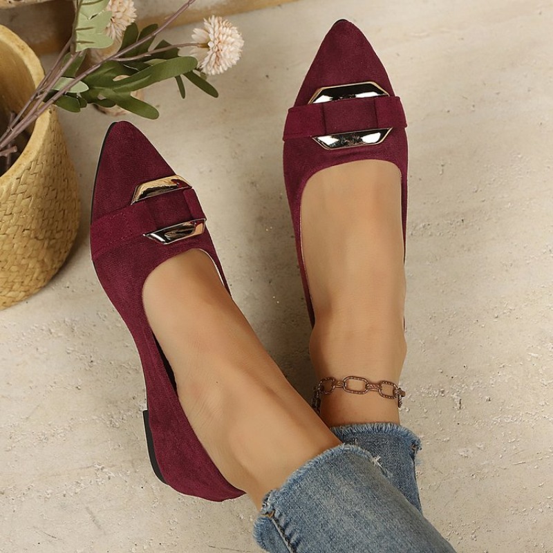 Women's Pointed Toe Suede Flat - огляд і ціна Women'S Shoes Clogs
