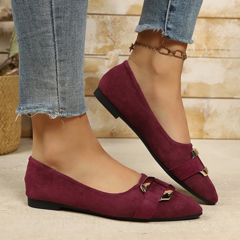 Women's Pointed Toe Suede Flat - огляд і ціна Women'S Shoes Clogs