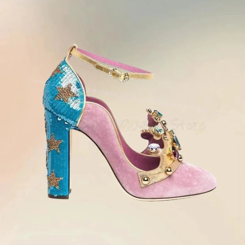 Court Style Crystal Crown Desi - огляд і ціна Court Heel Pointed