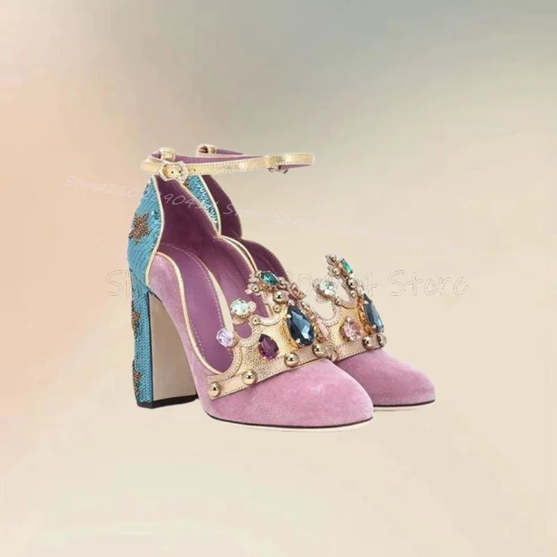 Court Style Crystal Crown Desi - огляд і ціна Court Heel Pointed