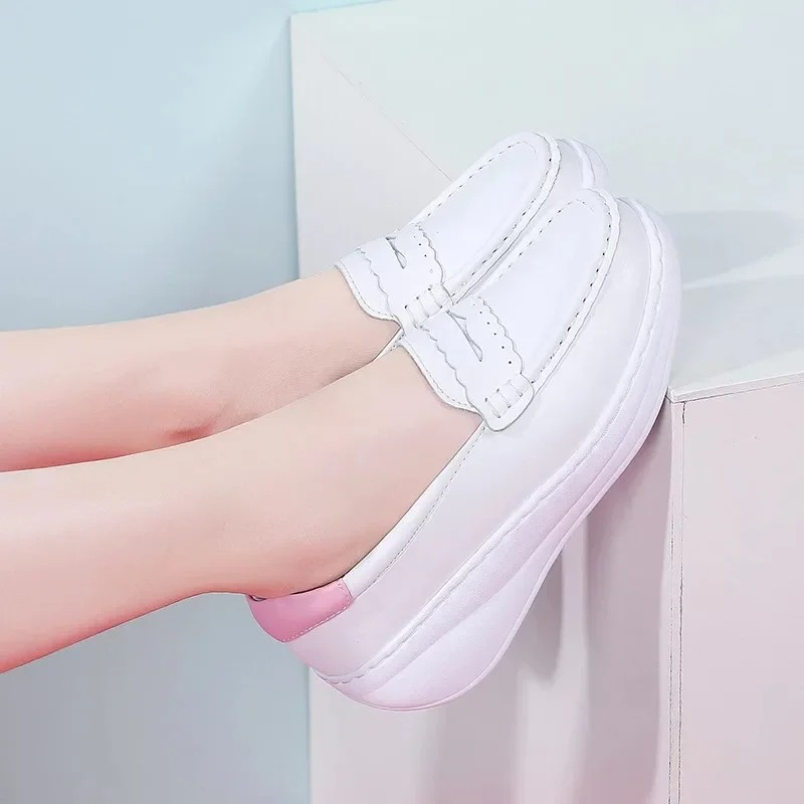 2025 White Pink Nurses Sneaker - огляд і ціна Women Shoes Tennis