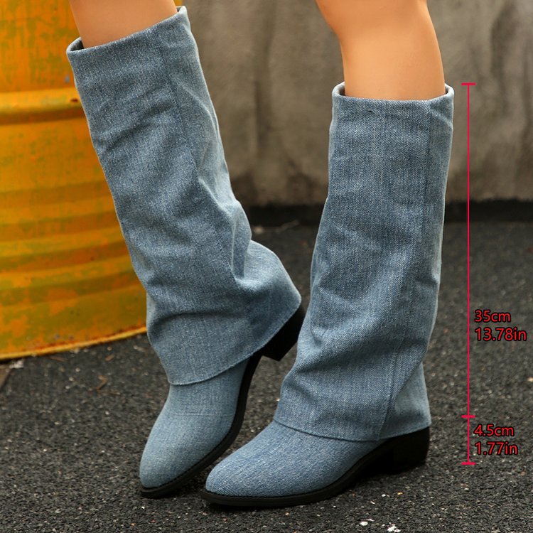 Cowboy boots 2025 new autumn a - огляд і ціна Sock Boot Women