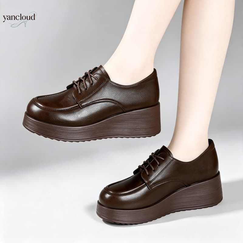 6cm Comfortable Deep Mouth Sof - огляд і ціна Oxford Lace Up Women