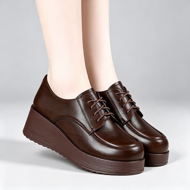 6cm Comfortable Deep Mouth Sof - огляд і ціна Oxford Lace Up Women