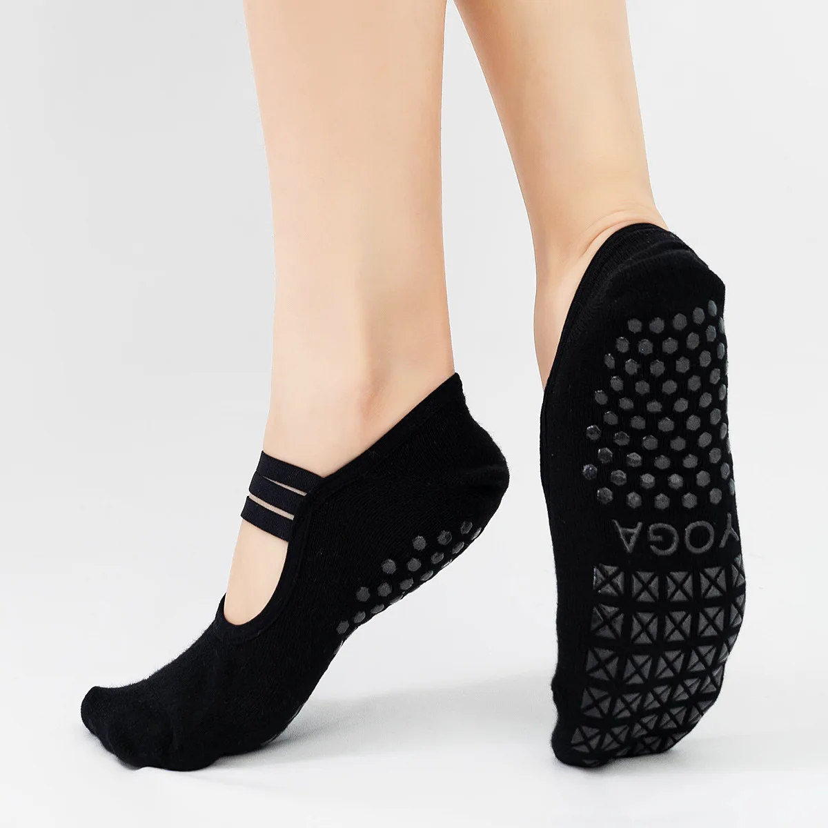 Silicone Non-slip Yoga Socks W - огляд і ціна Sock Boot Women