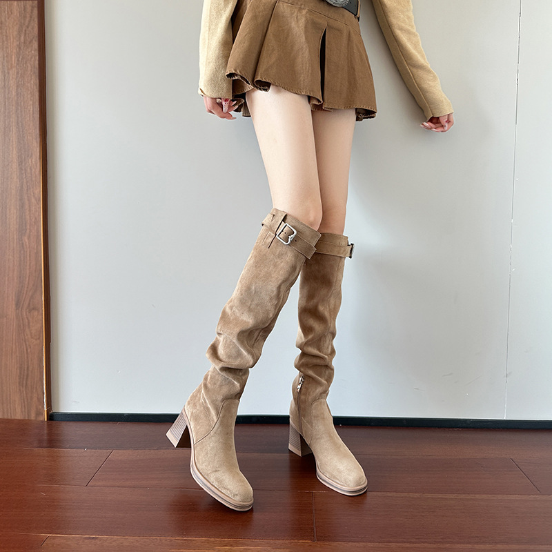 High heeled knee high boots fo - огляд і ціна Sock Boot Women