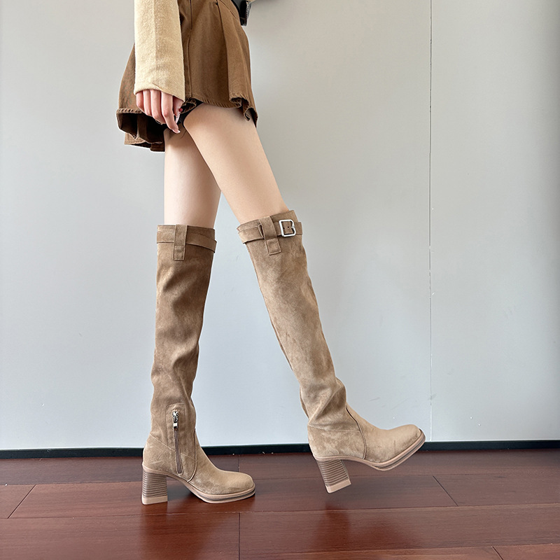High heeled knee high boots fo - огляд і ціна Sock Boot Women