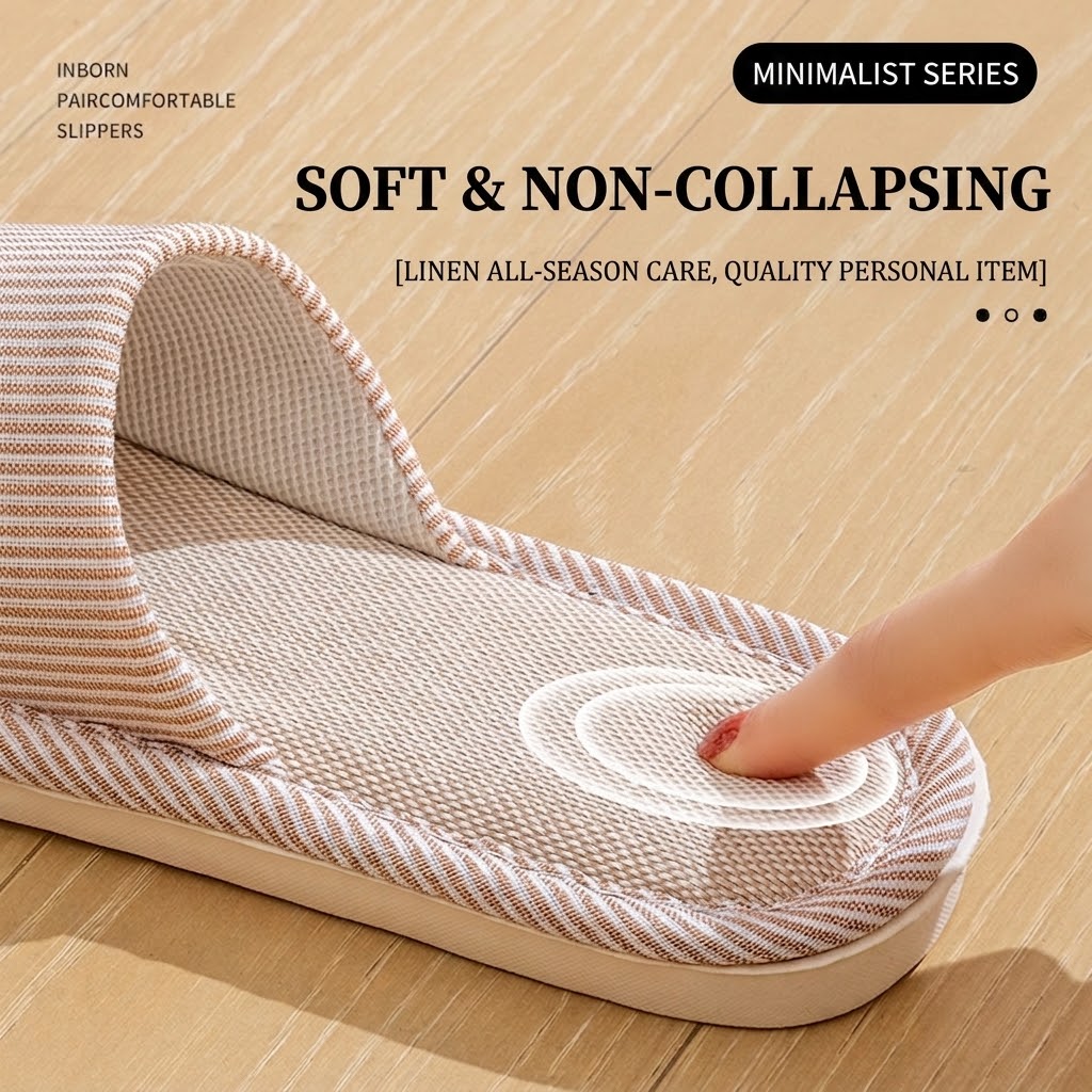 Breathable Flax Linen Slippers - огляд і ціна Mule Slip On