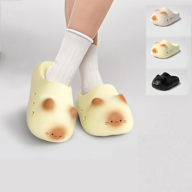 New creative black cat slipper - огляд і ціна Women'S Shoes Clogs