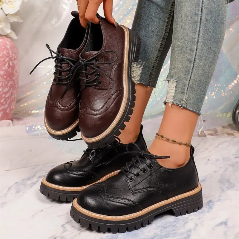 Women Classic Platform Oxford  - огляд і ціна Oxford Lace Up Women